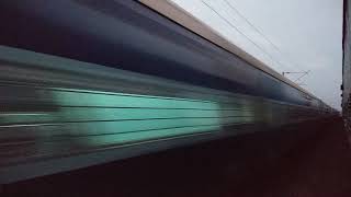 preview picture of video 'Early morning action - Bhagyanagar exp crossing speeding Grand Trunk exp | Indian Railways | IRFCA'