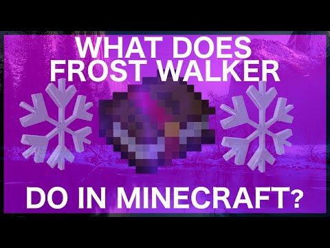 RajCraft - Minecraft Frost Walker Enchantment: What Does Frost Walker Do In Minecraft?