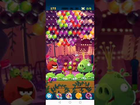 Angry Birds Pop Bubble Shooter HARD LEVEL 484 3 STARS NO BOOSTERS #angrybirdspopbubbleshooter