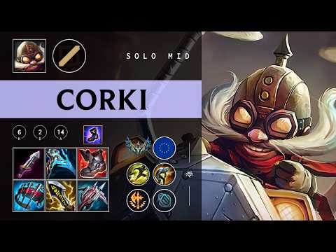 Corki Mid vs Zed - EUW Challenger Patch 26.04