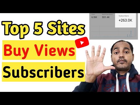5 Best Sites to Buy Youtube Views & Subscribers