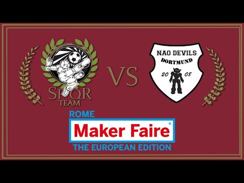 SPQR Team vs Nao Devils at Maker Faire 2022