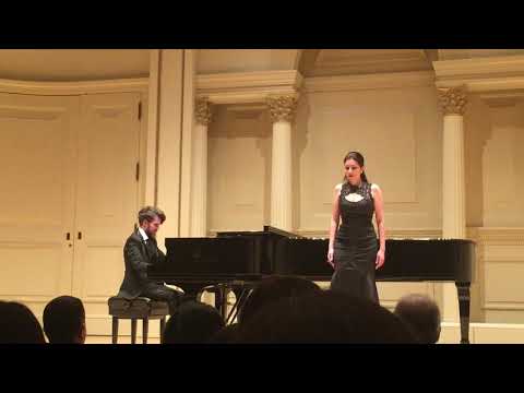 Rosy Anoush Svazlian and Andrea Manzoni's concert at Carnegie Hall 2016
