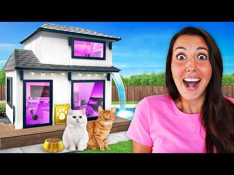 HO COSTRUITO UNA CASA DEI SOGNI GIGANTE AI NOSTRI CUCCIOLI!