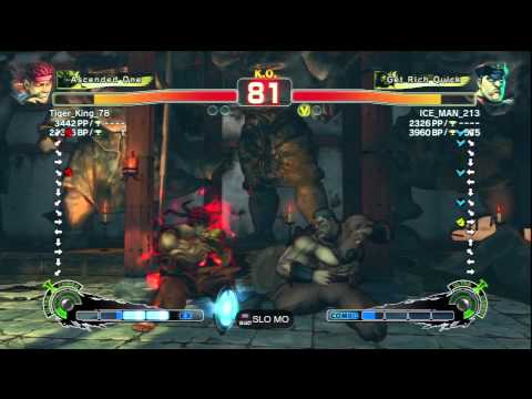 Tiger_King_78 [Evil Ryu] Vs ICE_MAN_213 [M.Bison] SSF4 AE Online Ranked Matches - PSN