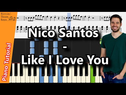 Nico Santos – Like I Love You | Piano Tutorial | Fortgeschritten