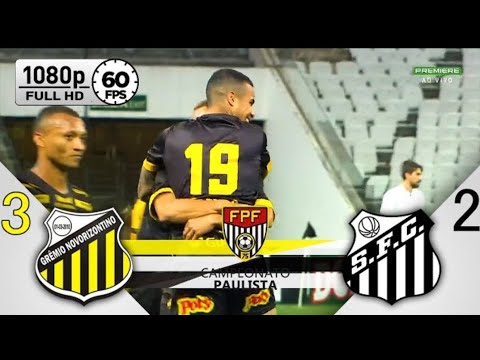 Novorizontino 3 x 2 Santos - Gols & Melhores Momentos COMPLETO - Campeonato Paulista 2020