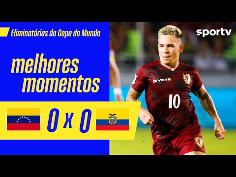Gols e lances de Venezuela x Equador