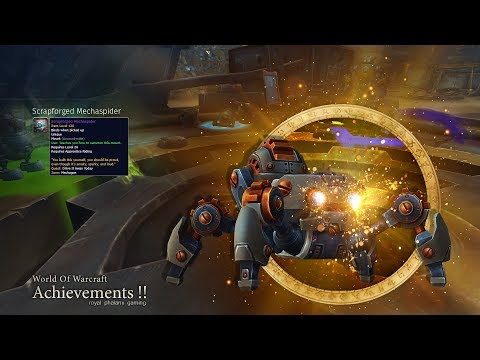 Making the Mount Achievement + Scrapforged Mechaspider Mount