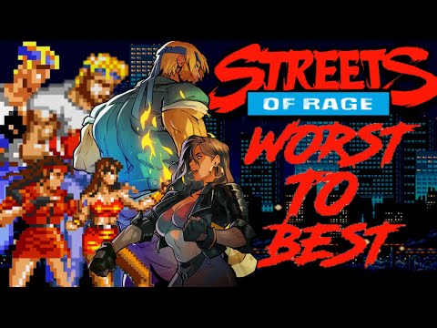 Ranking EVERY Streets Of Rage Game From WORST TO BEST (Top 5 Games)