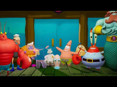 Spongebob Squarepants Battle for Bikini Bottom Rehydrated 100% completion ending