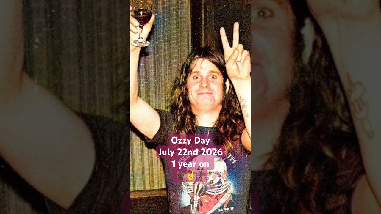 Celebrate Ozzy Day on July 22nd 2026. Birmingham 20:00hrs. 1 year on #metal #ozzyday #ozzyosbourne - YouTube