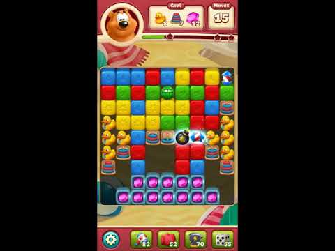 Toon Blast Level 3062 - NO BOOSTERS 🐻🐺🐱 | SKILLGAMING ✔️