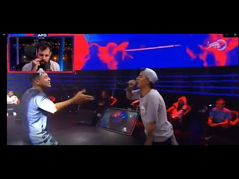 PAPO REACIONA A LITSEN VS JAIR WONG (BATALLON-RED BULL )