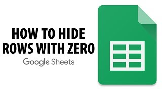 How To Hide Rows With Zero Value In Google Sheets