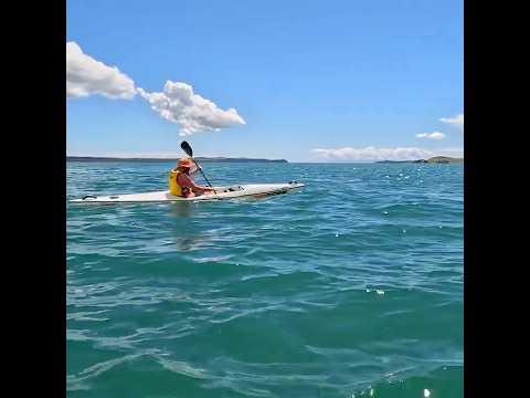 One of the shortest surfskis #surfski #kayakingfun #paddlers #newzealand