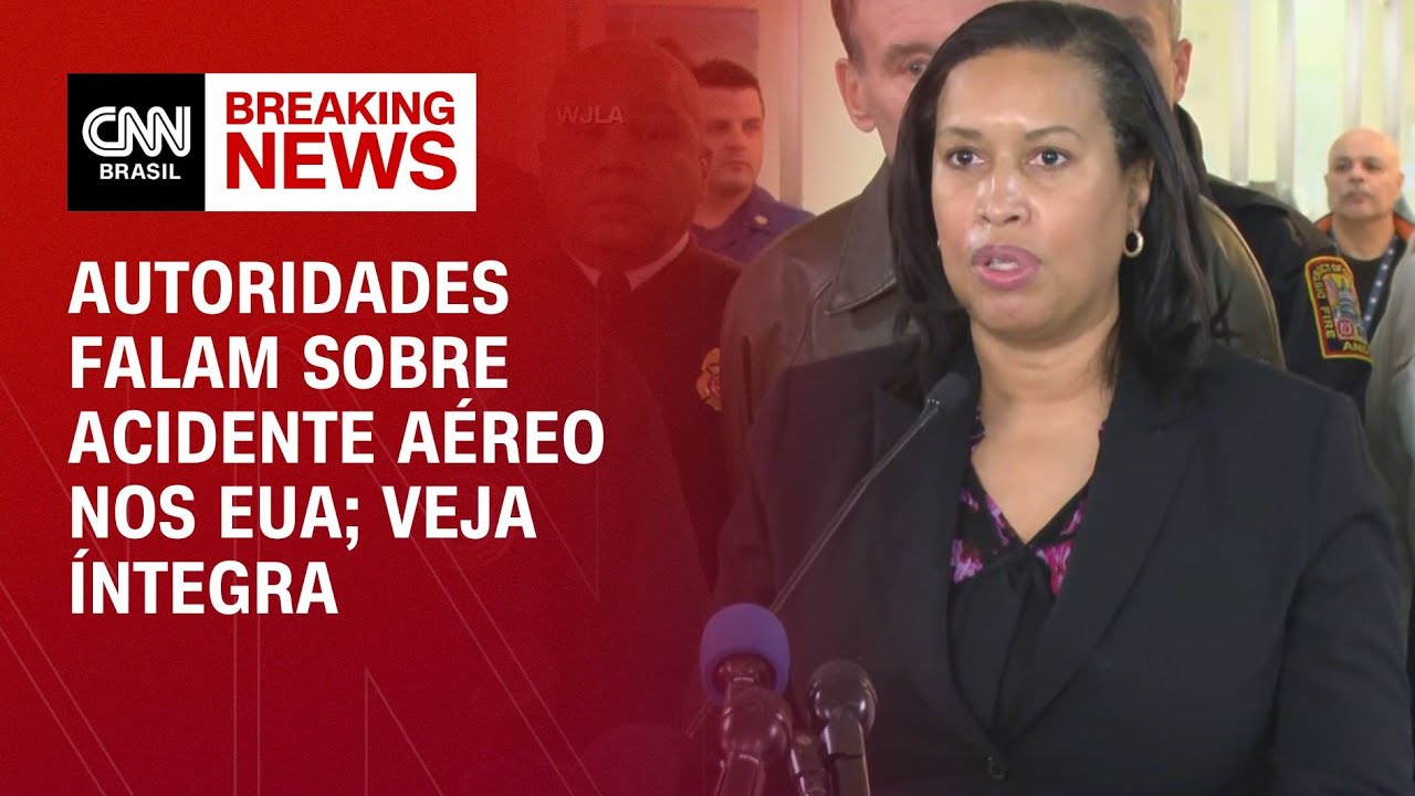 Autoridades falam sobre acidente aéreo nos EUA; veja íntegra | LIVE CNN