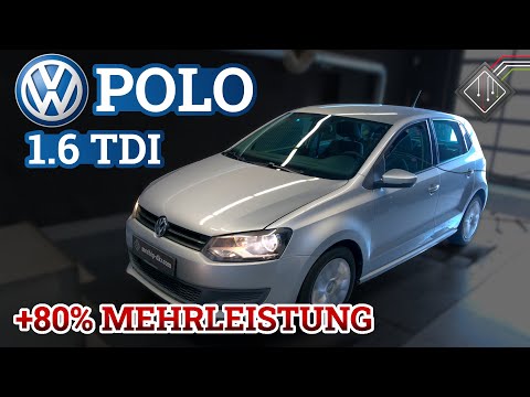+80% Mehrleistung beim VW Polo 1.6 TDI  | Chiptuning  + Dyno + 100-200 | mcchip-dkr