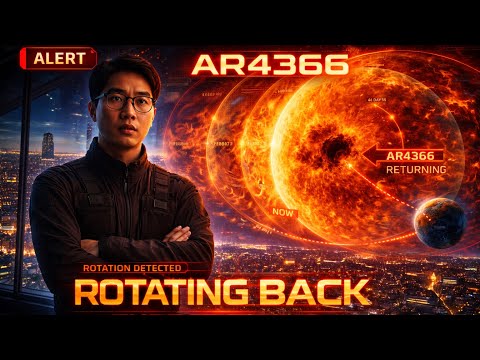AR4366 IS RETURNING NOW! Most Dangerous Sunspot Rotating Back to Earth — Threat Level RISING
