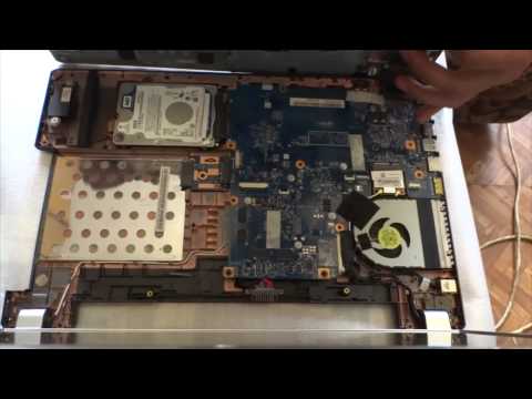 Как разобрать Acer 5750G или как почистить Acer 5750 от пыли.