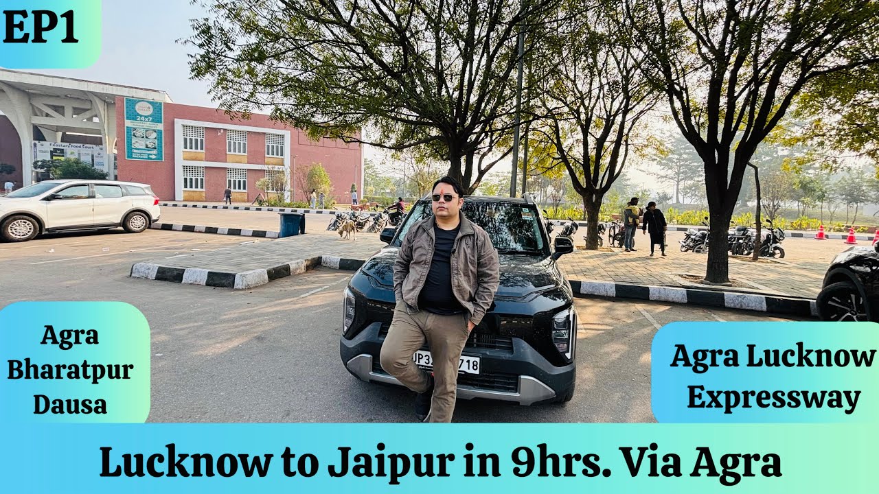 Lucknow to Jaipur in 9hrs by Kia Syros | Agra | Bharatpur | Dausa | #travel #roadtrip