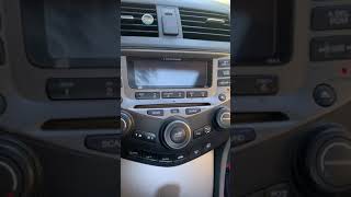 How to Unlock A Honda Accord Radio Error Code