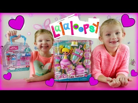 Lalaloopsy Girls Candle Slice O'Cake Frosting Dough Decorating Craft Doll * Style'N'Swap Doll Video