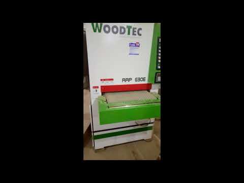 WoodTec RRP 630 E - калибровально-шлифовальный станок woo747, видео 2