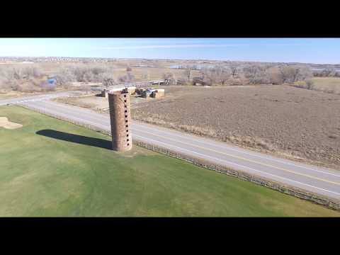 Aerial View of Farm Silo in Windsor Colorado by Skynet Drone Services