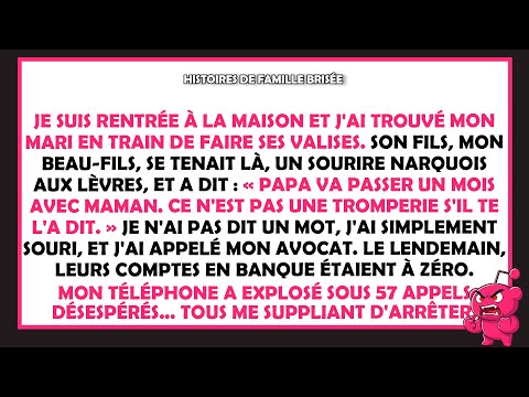 Mon fils a encouragé mon mari à me tromper, en disant qu'on ne vit qu'une fois.
