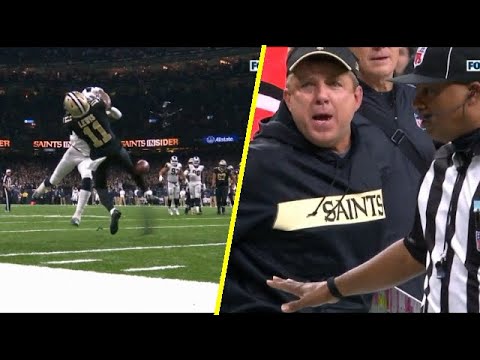 Watch HUGE MISSED PENALTY that got the RAMS to OT!! Rams vs Saints NFC Championship 1-20-19
