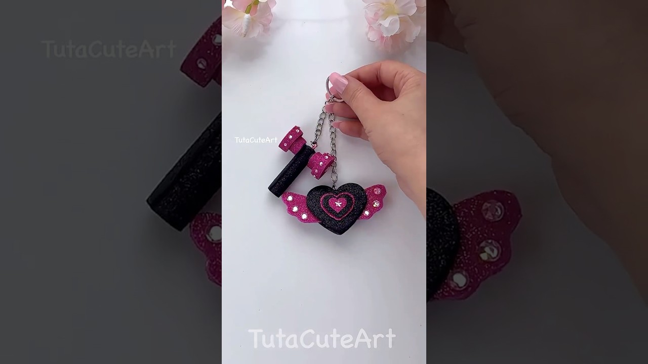 DIY blackpink lightstick keychain 🖤🩷