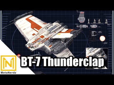 IN-DEPTH Tour and Breakdown of the  BT-7 Thunderclap - The Old Republic's Supersized B-Wing Ship