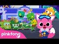 Help The Zombie Police Car Return To Normal Car Hospital BEST Car Songs Official Pinkfong