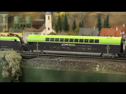 Piko Ho, CAT Train & SBB Couchette Coach.