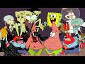 Spongebob Glitched VS Spongebob Normal FNF Blueballed But Spongebob Characters Sing It