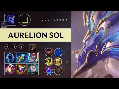 Aurelion Sol Carry vs Ezreal - EUW Grandmaster Patch 26.01