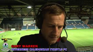 preview picture of video 'Inverness CT - Gary Warren Post Match v Kilmarnock, 03/11/12'