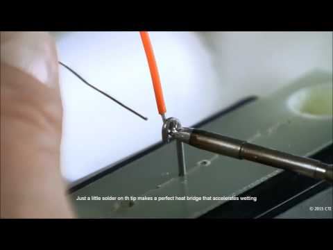 Professional Hand Soldering Training - Wire & Terminal Connections, J-hook Terminal