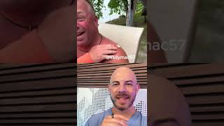 This MASSIVE cyst pop sprays everywhere‼️! (credit: @kellymac57 on TikTok) #doctor #satisfying