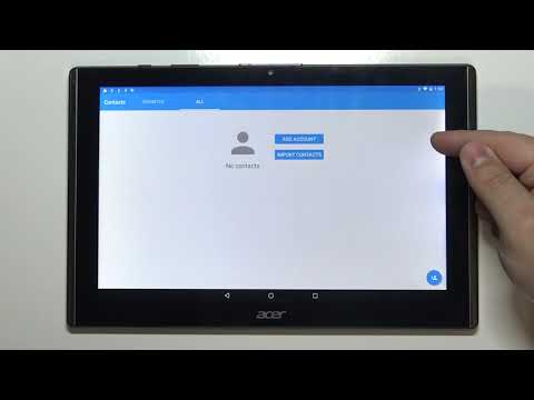 How to Transfer Contacts in ACER B3-A40 Iconia One 10 – Copy Contacts