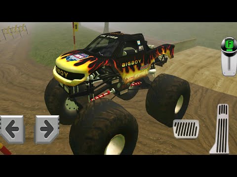 4x4 Dirt Offroad Parking Gameplay Walkthrough Part 3 - Drive Big Wheel Jeep Fun Racing