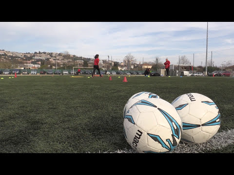 Échauffement - Prise de balle et prise d'informations - OGC Nice U13 Féminines