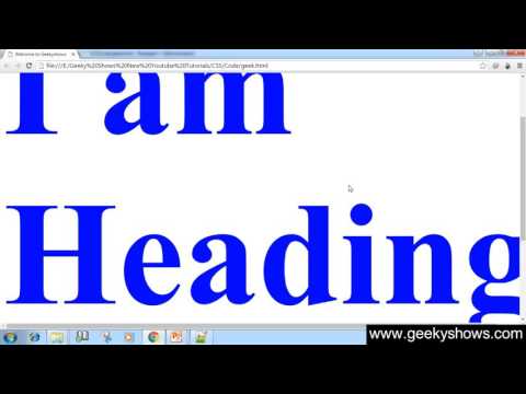 How to link Web Page to External Style Sheet in CSS Hindi