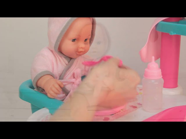 Набор игровой Lanson Toys пупс со столиком для купания с 3лет - видео
