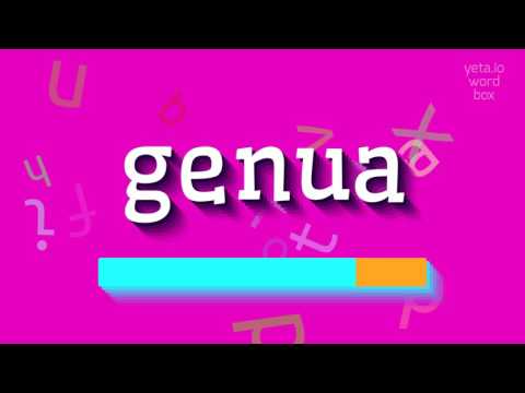 How to say "genua"! (High Quality Voices)