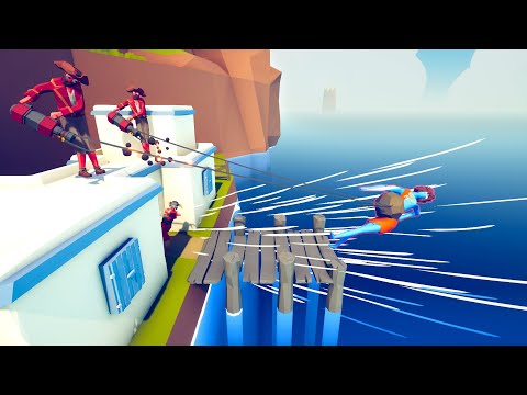 2 HARPOONER & SHOUTER vs EVERY UNIT 🌊🌊🌊 | Totally Accurate Battle Simulator TABS