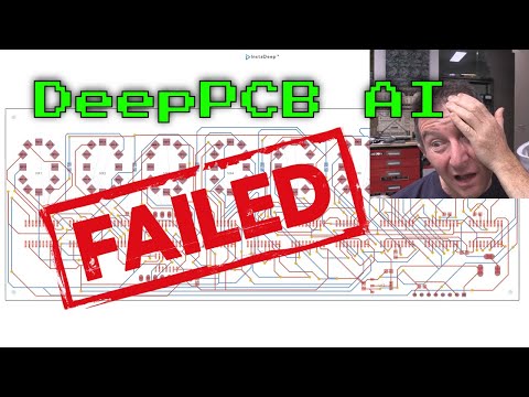 EEVblog 1535 - DeepPCB AI AutoRouting FAIL!