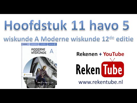 Summary havo class 4 chapter 11 mathematics A Modern Mathematics 12th edition