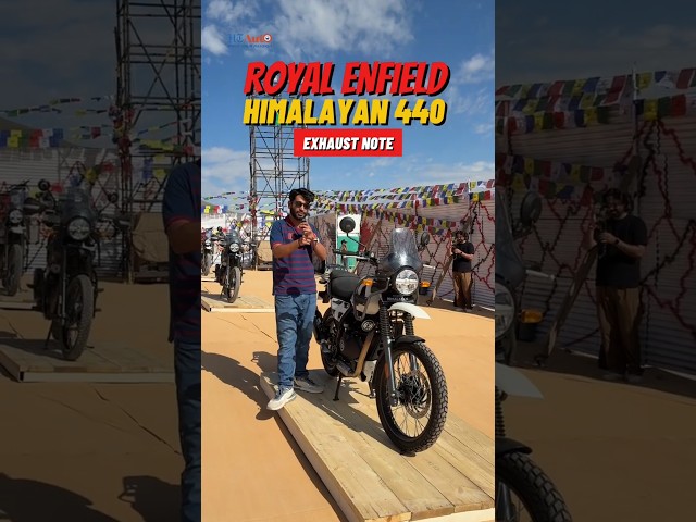 New Royal Enfield HImalayan 440: Exhaust Note